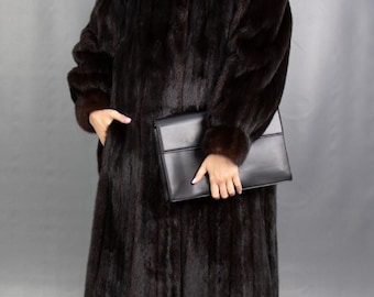 18469 Real Mink Coat Luxury Fur Pelz Size M
