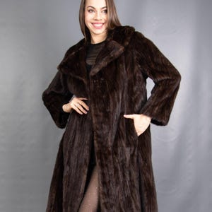 6148 Gorgeous Real Mink Coat Luxury Fur Jacket Beautiful Pelz Size M