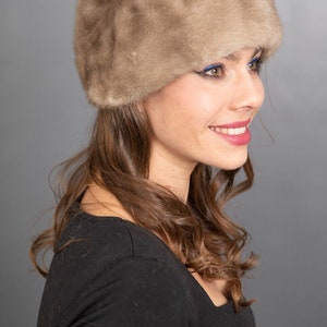 496 Wonderful Real Mink Hat Luxury Fur Beautiful Look
