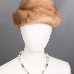 1287 Wonderful Real Mink Hat Luxury Fur Beautiful Look