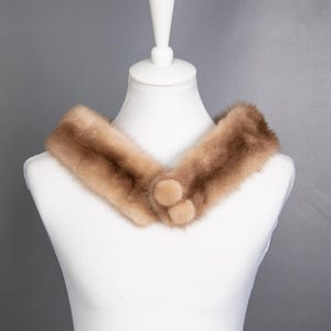 1219 Superior Real Mink Coat Luxury Fur Jacket Stole Beautiful Look Pelz