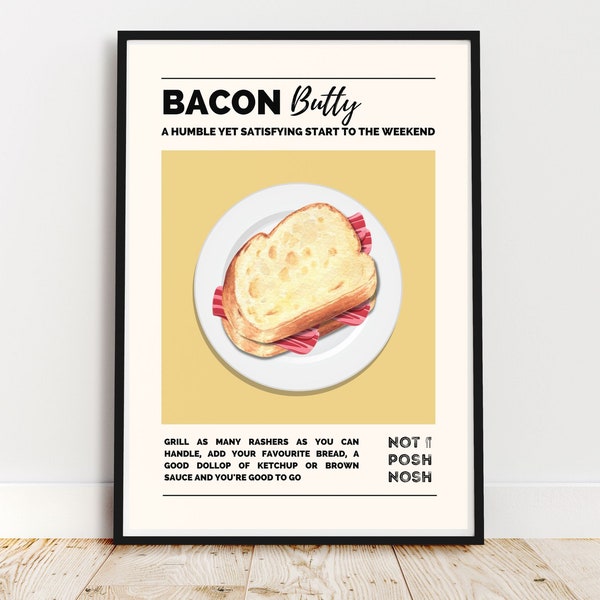 Bacon Print Etsy