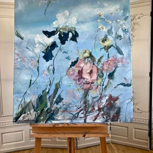 Leichter Blütentanz – Original Ölgemälde