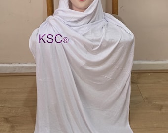 コットンビスコースジャージーヒジャブスカーフラップスーパーストレッチドバイジャージーショール