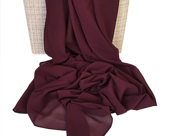Luxus Chiffon Tuch: Leichte elegante Schals (85 x 180 cm)