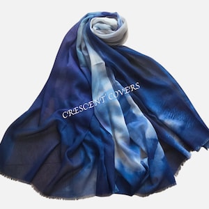 Nieuwe collectie hijaabs met print en sjaalpatroon Modal Large Soft