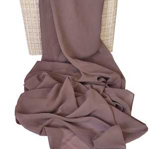 Zestaw 3 szalików z szyfonu żorżetowego: lekkie, eleganckie szale (85 x 190 cm)