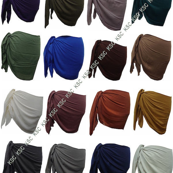 Grand Sarong, Cover up, Hijab, Robe, Supersoft Beau choix de couleurs