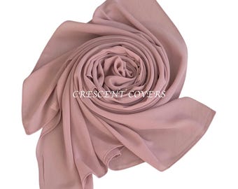 Polyester Chiffon Schal-Set: Leichte elegante Schals (85 x 180 cm)