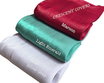 Lichtgewicht zijden viscose sjaal: bruiloftomslagdoek, elegante sjaal (70 x 170 cm)