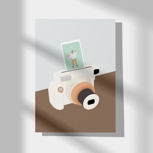 Affiche photo Polaroïd personnalisable