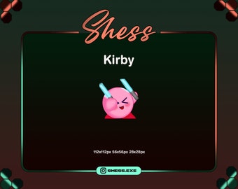 Kirby animated emote dance twitch