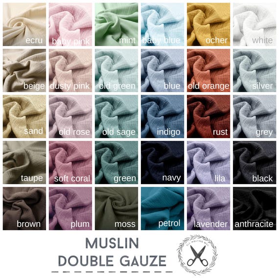 Lagerverkauf Stoffhandel Online LAGERVERKAUF! Musselin Stoff