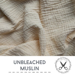 Unbleached Muslin Fabric | Natural Cotton | Pure Baby Care Fabric | Cheesecloth