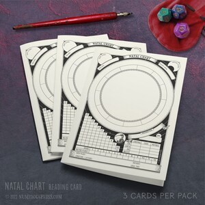 3 tarjetas de regalo de carta natal