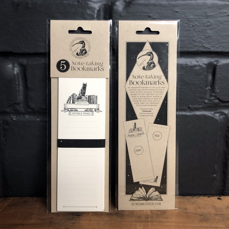 5 Note-taking Bookmarks - Etsy