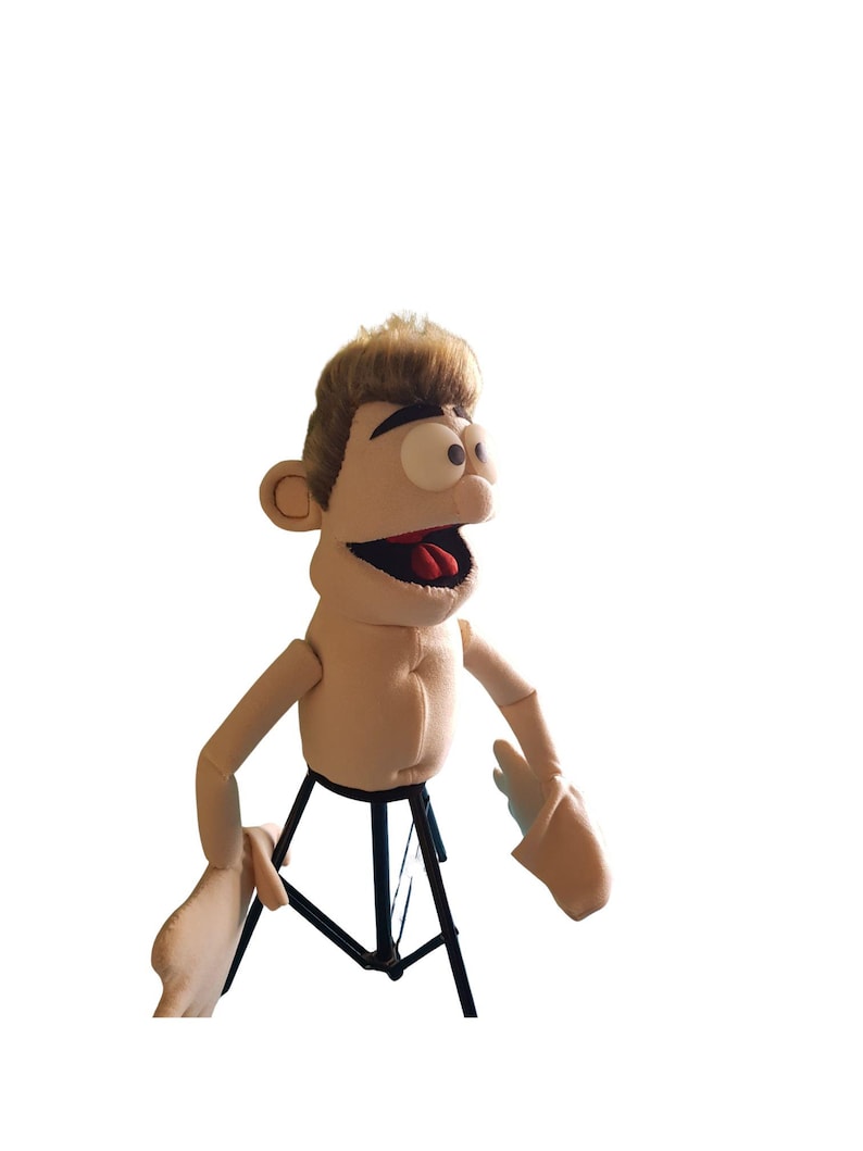 Puppet Looking Human Looking Live Hand Puppet With Hair - Etsy