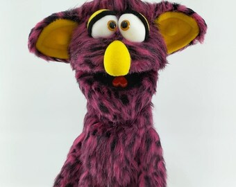 Puppet, Professional Puppet, Character Puppet, Ventriloquist Puppet, Puppet Show, Full Body Puppet, Hand Puppet,Purple Puplet ,Gift