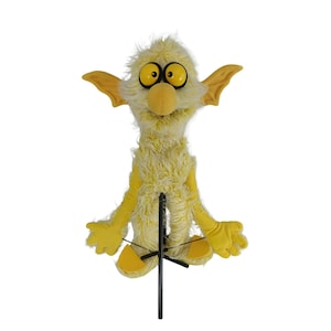 Yellow puppet with monster features