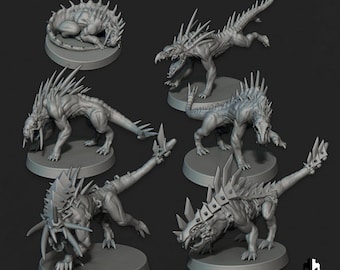 Demon Dogs - Beasts – Cursed Elves van Edge Miniatures