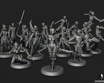 Arena Warriors/Gladiators – Cursed Elves by Edge Miniatures