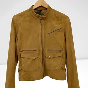 Men Suede Leather Jacket Tan Brown | Slim Fit Motorcycle Biker Fashion Suede Jacket | Handmade Soft Suede Jacket For Men, Gift For Him |