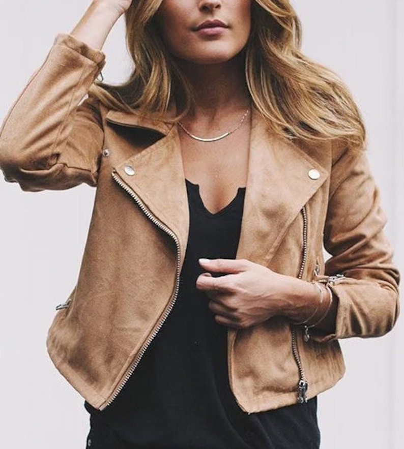 suede jacket women sale