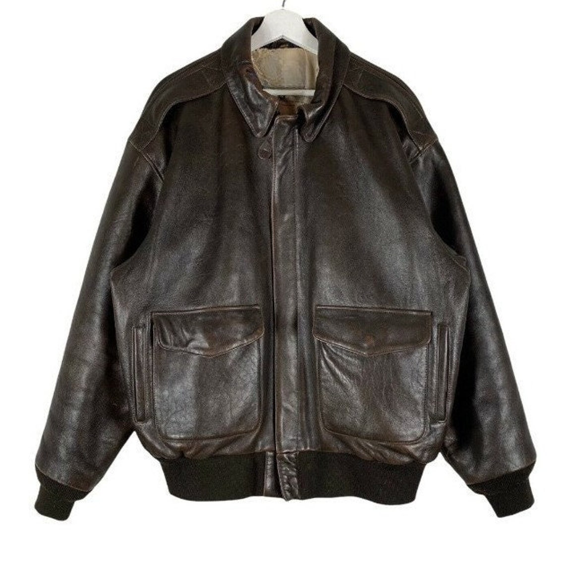 Noorani Mens Military Bomber Lambskin Leather Jacket - Etsy