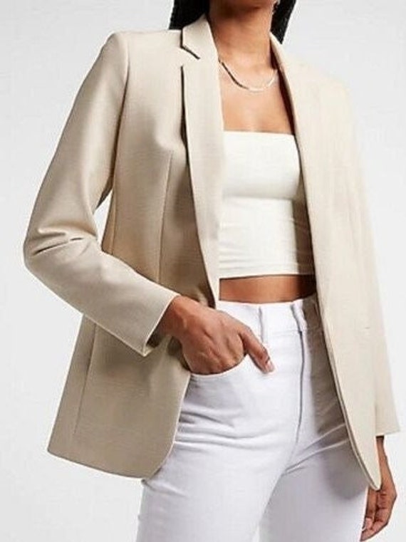 Cream tailored deals jacket ladies