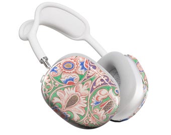 Pastel Ornamental AirPods Max Covers - Renaissance Floral Elegance | Unique Headphone Case | Stylish Audio Gear