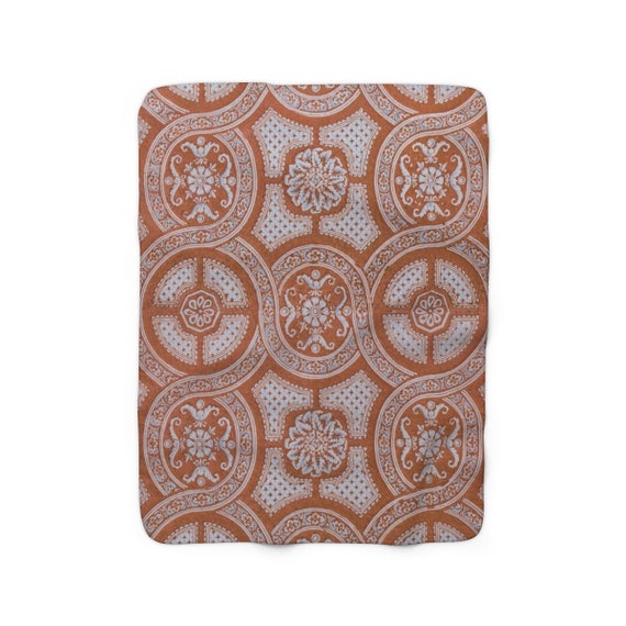 Terracotta fleece blanket new arrivals