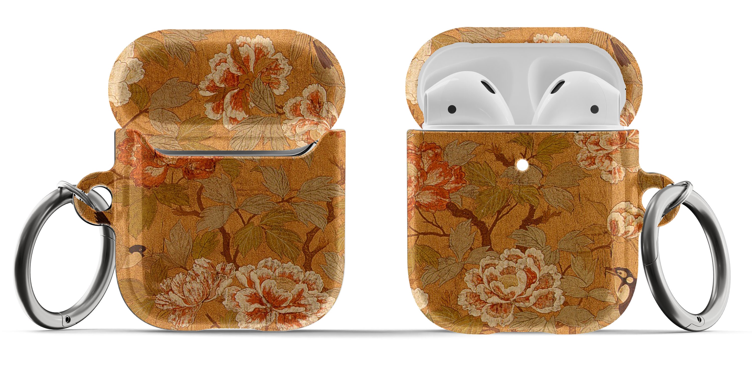 Gorgeous Antique Korean Textile on 1st Gen or 2nd Gen Airpod Case | Hard Cover for Original or Pro |Modern Vintage Accessory