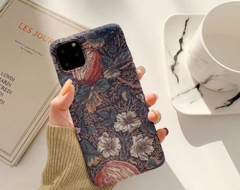 Weelderige bloemen en fruit op MagSafe Tough iPhone-hoesje voor iPhones 12, 13, 14, 15, 16, 17 (Mini, Pro, Pro Max, Plus, Air)