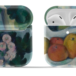Cezanne Still Life Painting Airpods Case Cover for 1st and 2nd Gen Original or Pro | Modern Vintage Accessory | Circle Keyring Included