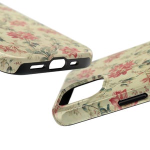 Red Lily Flower Pattern Cover Tough Case iPhone 7, 8, X, 11, 12, 13, 14, 15, 16, 17, Pixel 7, 8, 9, Android Galaxy Multiple Sizes image 6