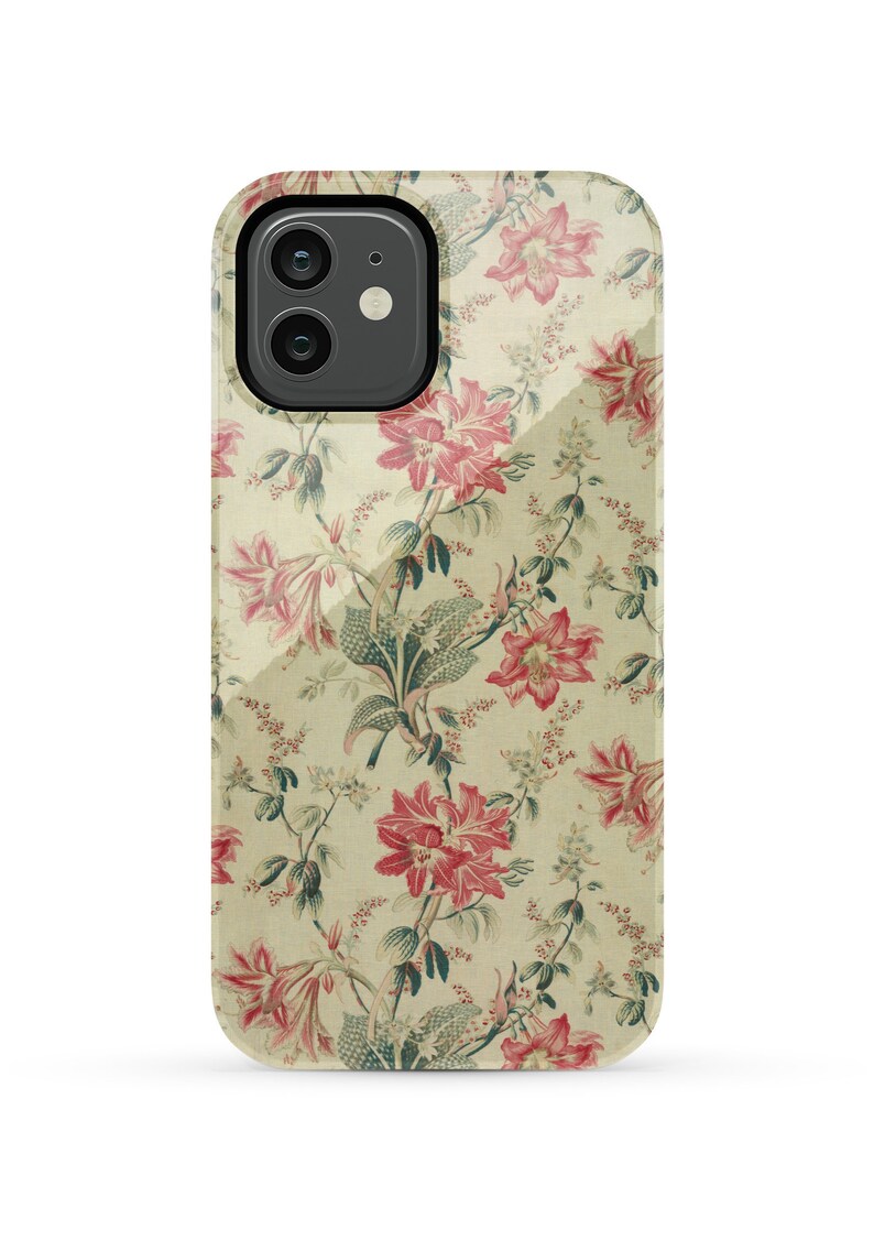 Red Lily Flower Pattern Cover Tough Case iPhone 7, 8, X, 11, 12, 13, 14, 15, 16, 17, Pixel 7, 8, 9, Android Galaxy Multiple Sizes image 7
