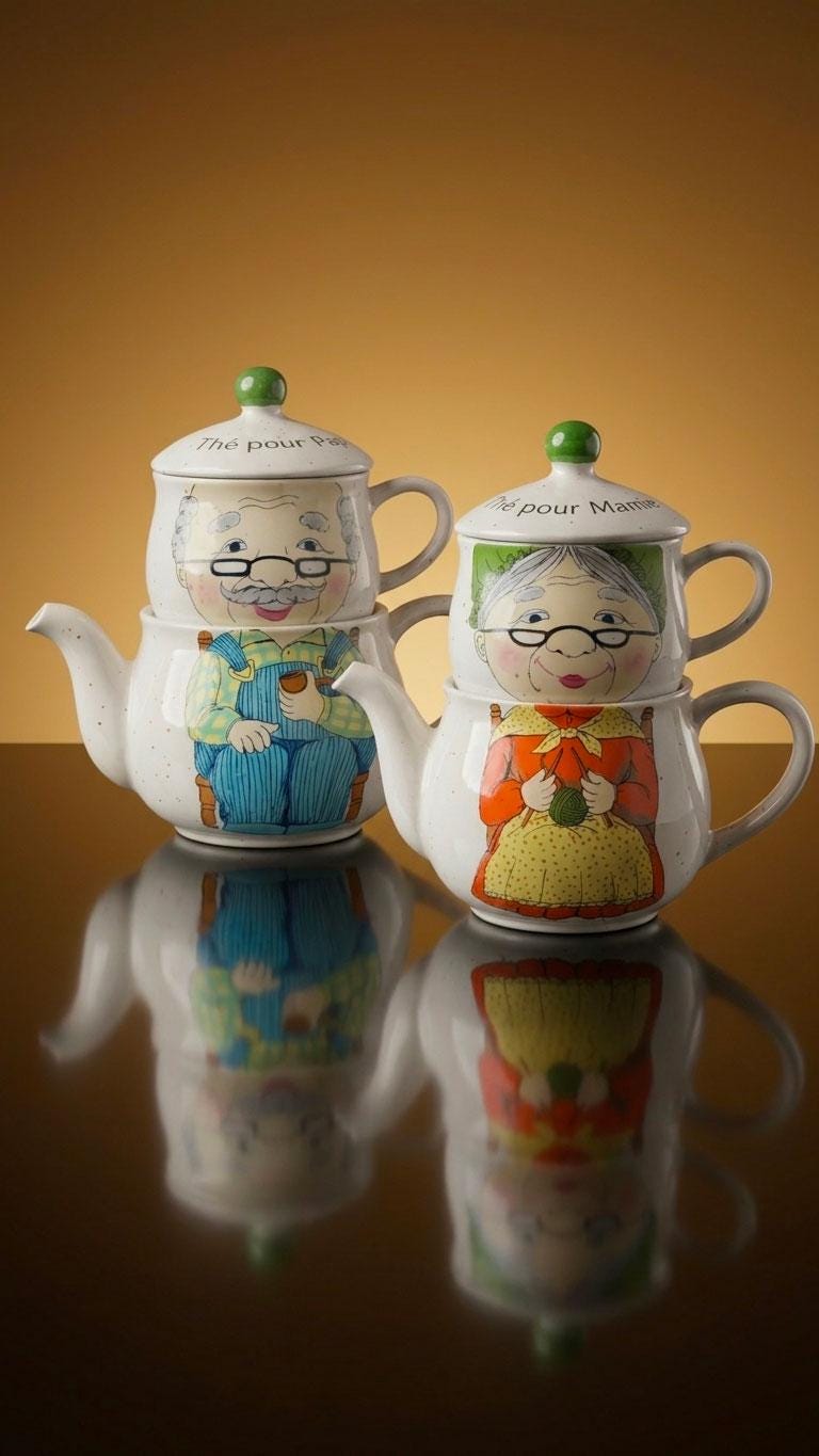 Grandpa teapot