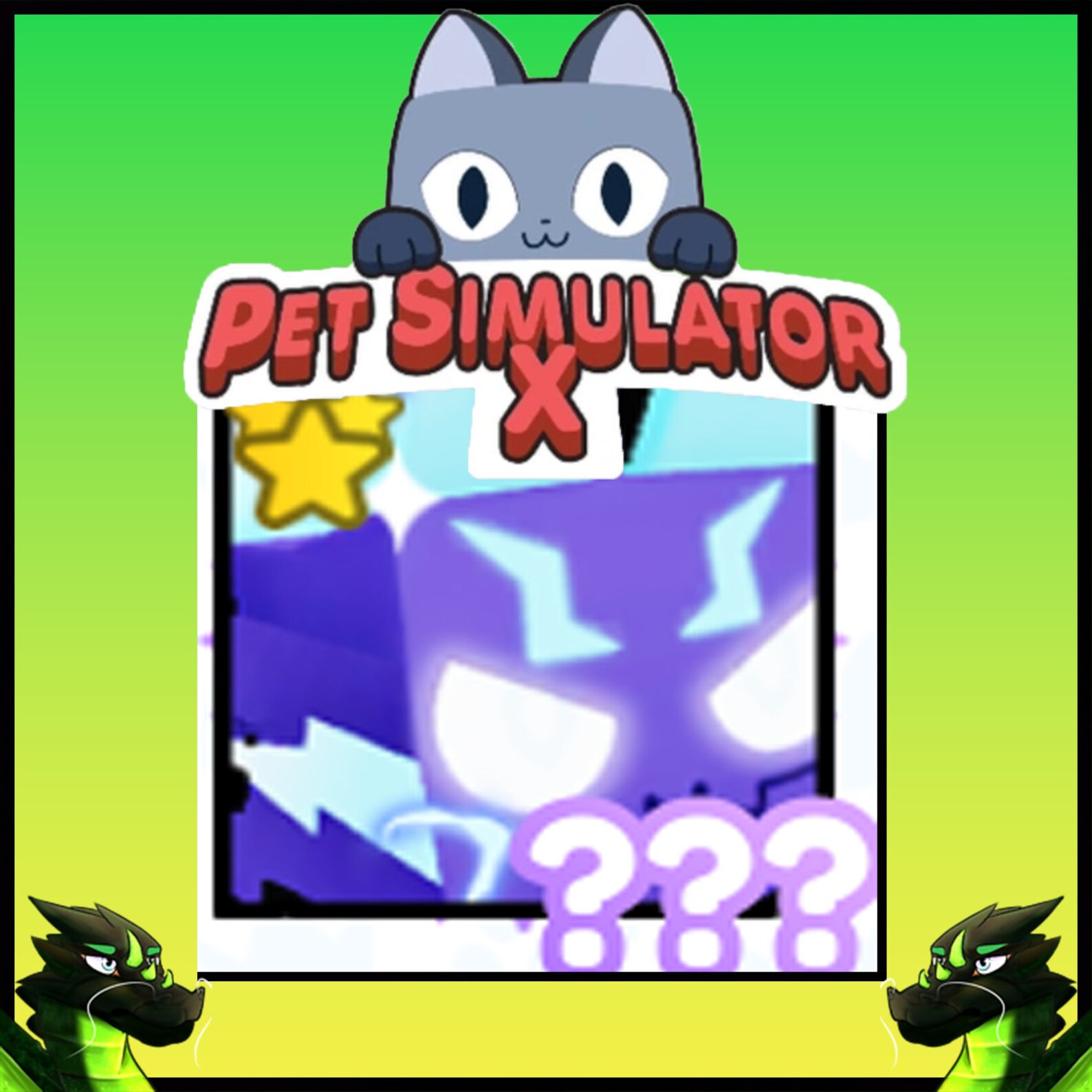 Roblox Pet Simulator X Huge Storm Agony Etsy New Zealand