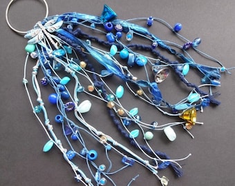 Protection Bells from Negativity and Evil Spirit, Spiritual Witch Bells Door Knob Hanger with Beads and Charms