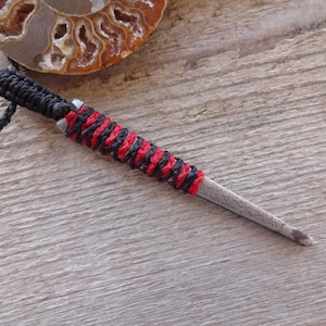 Ancient coffin nail necklace, Witchy protection pendant, men gift, Magic witchcraft occult jewelry, Gothic coffin nail protection jewelry