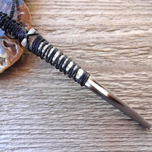 Rusty Nails and Porcupine Quills Pendant, Ancient Coffin Nail Necklace, Gothic Jewelry for Men, Wiccan Necklace Protection Talisman