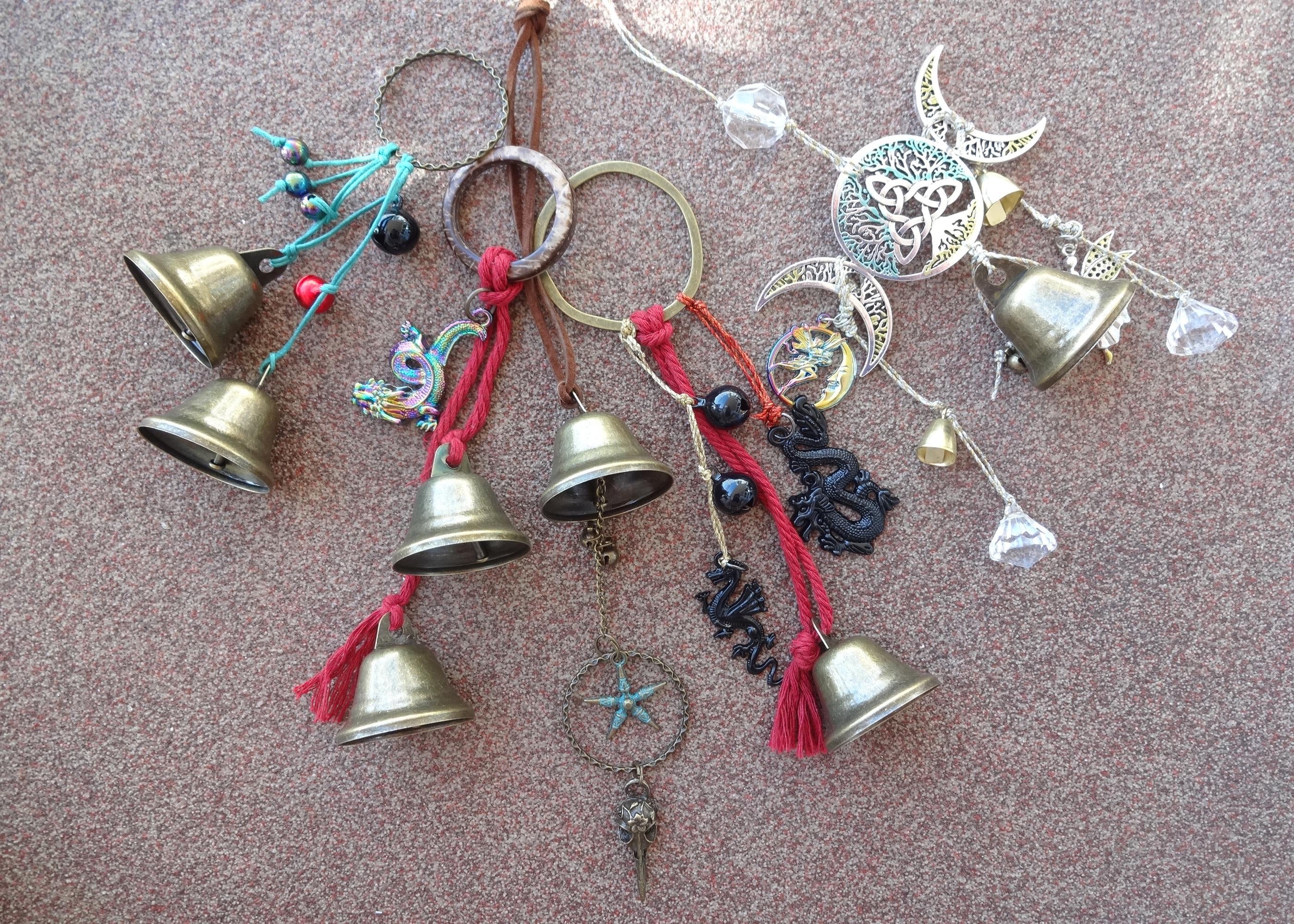 Rustic Witch Bells for Door, Home Protection Talisman, Primitive Witch's  Bells, Housewarming Gift for Witch, Witchcraft Decor 