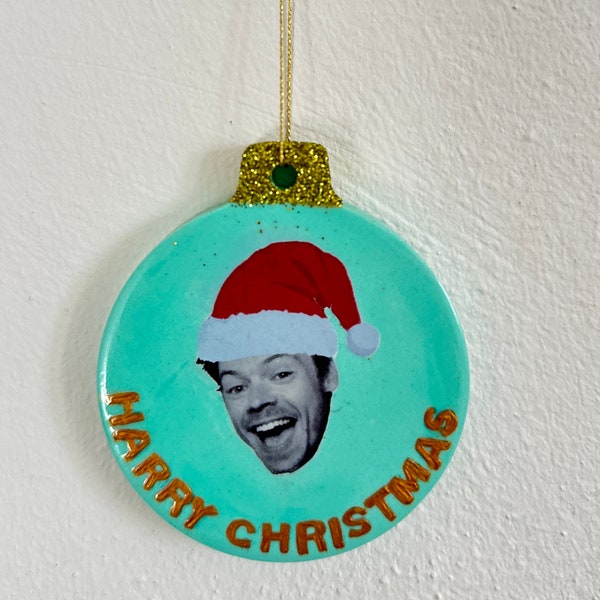 Weihnachtsanhänger Harry Christmas & Happy Lou Year