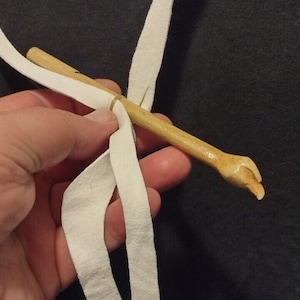 Eagle Wing Bone Whistle 6" Replica Eagle Effigy