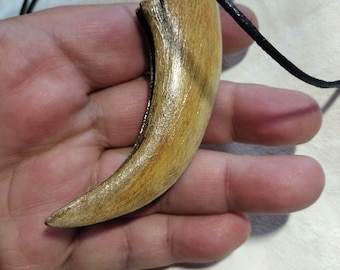 ネックレス・ペンダント Bone craft / three finger bear claw Bear Claw Necklace - Etsy