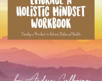 Holistic Health Workbook to Address All Areas of Health: Social, Spiritual, Occupational, Physical Health • Fillable Digitally • Printable