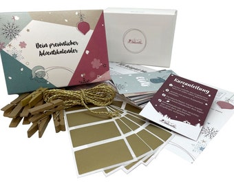 Persönliche Rubbel-Adventskalender von Tinkerella® – der ganz besondere, selbst gestaltete Advents-Kalender zum rubbeln