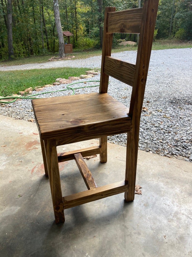 Rustic Dining Chairs Etsy