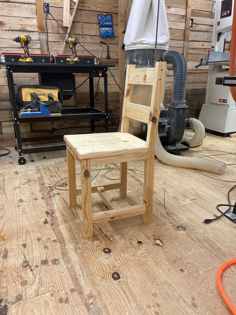 Rustic Dining Chairs Etsy