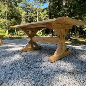 Farmhouse Trestle table